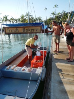 The French baker stops at B Dock